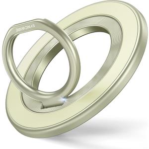 SYNCWIRE Magnetic Phone Ring Holder for MagSafe, 360° Rotation Cell Phone Grip Stand Finger Ring Kickstand Two-Sided Magnet Compatible with iPhone 17 Pro Max 16 15 14 13 12 MagSafe Accessories SYNCWIRE Magnetic Phone Ring Holder for MagSafe, 360° Rotation Cell Phone Grip Stand Finger Ring Kickstand Two-Sided Magnet Compatible with iPhone 17 Pro Max 16 15 14 13 12 MagSafe Accessories