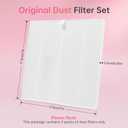 X10 Nail Dust Collector Replacement Filter, 3PCS Reusable Dust Filter Only for CHRISTINE SHELLY X10 Nail Dust Vacuum Fan Collector Extractor