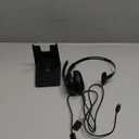 Bluetooth Headset, Wireless Headset with Microphone for PC, V5.2 Computer Headset with Noise Cancelling Mic, USB Dongle, Charging Base & Mute Button for Work, Cell Phones, Computer (Black)