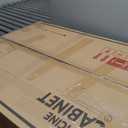 TokeShimi 24 x 32 Brushed Nickel Medicine Cabinet with Mirror, Assembly Required, Bathroom Mirror Medicine Cabinet Wall Mounted, Lightweight, Stepless Adjustable Shelves, Beveled Aluminum Frame