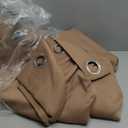 RYB HOME Privacy Curtain for Sliding Glass Door, Light Block Noise Reduce Insulated Curtain Screen for Living Room Locker Room Basement Bedroom Closet, 100 inch Wide x 108 inch Long, Cappuccino