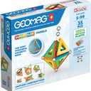 Geomag Supercolor Magnetic Toys for Kids Ages 5+, 35pc Educational STEM Magnets for Kids - Swiss-Made Magnetic Blocks, Tiles and Building Toys from 100% Recycled Plastic