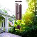 FDOCOI 45'' Large Wind Chimes for Outside with Deep Tone, Wind Chimes Outdoor Garden & Patio Hanging Dcor, Sympathy Gifts. Bronze