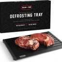 BLAZIN' THAW Defrosting Tray for Frozen Meat | 14” Large-Size | Aluminium Plate for Thawing Frozen Food | Natural Thawing Process | No Microwaves, No Cold/ Warm Water Required