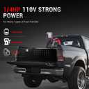 110V AC 12GPM Fuel Transfer Pump with Automatic Nozzle & Hose Kit for Gasoline Diesel Red with Particulate Filter