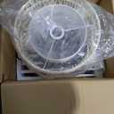 Arc Floor Lamp for Living Room, Stylish Rattan Boho Floor Lamp with 3 Color Temperature Dimmable LED Bulb, Farmhouse Tall Lamp, Arched Standing Lamp for Office Bedroom Living Room Corner (Beige)