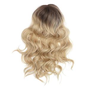 KAYTMSDILong Wavy Human Hair Wig for Women Lace Front Wig Natural Bangs Headdress