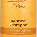 Burt's Bees for Pets Oatmeal Dog Shampoo with Honey, Soothing Formula for Itchy and Sensitive Dog Skin, Colloidal Oat Flour and Honey, pH Balanced, Sulfate-Free, 16 Fl Oz