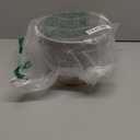 QCQHDU 2 Pack Hanging Planters for Indoor Outdoor Plants, 8 Inch Hanging Baskets Flower Pots with Reservoir Tray & Visible Water-Level (Light Grey)