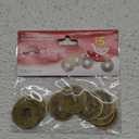 Beistle 57856 Authentic Chinese Good Luck Coins, 1 Inch, 10 Coins in Package