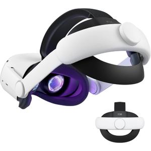 KIWI design K2 Comfort Head Strap Accessories Compatible with Oculus/Meta Quest 2, Elite Strap Replacement for Enhanced Support of VR Headset, NOT for Meta Quest 3/3S