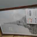 upsimples 12x18 Picture Frame, Display Pictures 11x17 with Mat or 12x18 Without Mat, Wall Hanging Photo Frame, Brown, 1 Pack