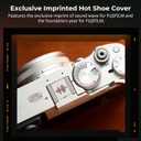 SmallRig Thumb Grip with Hot Shoe Cover for FUJIFILM X100VI / X100V (Silver)