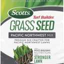 Scotts Turf Builder Grass Seed Pacific Northwest Mix - Grass Seed Plus Lawn Fertilizer & Soil Improver, Premium Mix, Covers Up to 1,865 sq. ft., 5.6 lb.