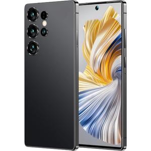 L25 Ultra 6.8" Android 14 5G Smartphone 108MP+78MP Dual Camera 7800mAh Battery 12GB+512GB Stylus Pen 12-Core Processor (Purple)