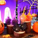 Tanlade 12 Set Halloween Spider Cups with Straws 10 oz Plastic Spider Birthday Party Favor Cup Spiderweb Party Decoration Supplies for Son Daughter Kids Trick or Treat Halloween (Black,Purple,Orange)