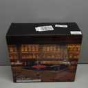 Vinyl Record Player with Built-in Speakers and USB,Belt-Driven Bluetooth Turntable with 3 Speed AUX Input Headphone Jack and RCA Output Vintage Wooden DarkGreen