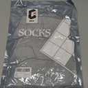 Men's Ultra-Light Thermal Socks - Thin Warm Heat Socks with Self Heat Yarn, Great Gift (9-11, White1)