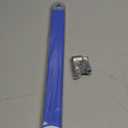 Offset Extension Wrench, Zero Degree Ratchet Extension Set Includes 1/2", 1/4" & 3/8" Drive Adapters, Ideal Universal Ratchet Extensions for Tight Spaces, (Blue)