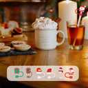 3 x 6PCS Christmas Silicone Straw Toppers for Stanley Cup, 10mm Dust-Proof Reusable Straw Covers Cap for 30/40 Oz Tumbler with Handle, Festive Christmas Gift for Coffee/Tea Lovers