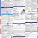 ZLODEPIP 2026 Michigan State and Federal Labor Laws Poster  OSHA Compliant Laminated 24" x 36" English 1 Pack Folded