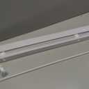 Cordless Light Filtering Mini Blind, 28 x 48 in, Pearl White
