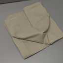 MIULEE 24x24 Inch Pack of 2 Decorative Linen Pillow Covers Boho Farmhouse Modern Soft Accent Euro Shams Throw Pillows for Bed Neutral Cushion Covers Sofa Couch Living Room Home Decor, Beige