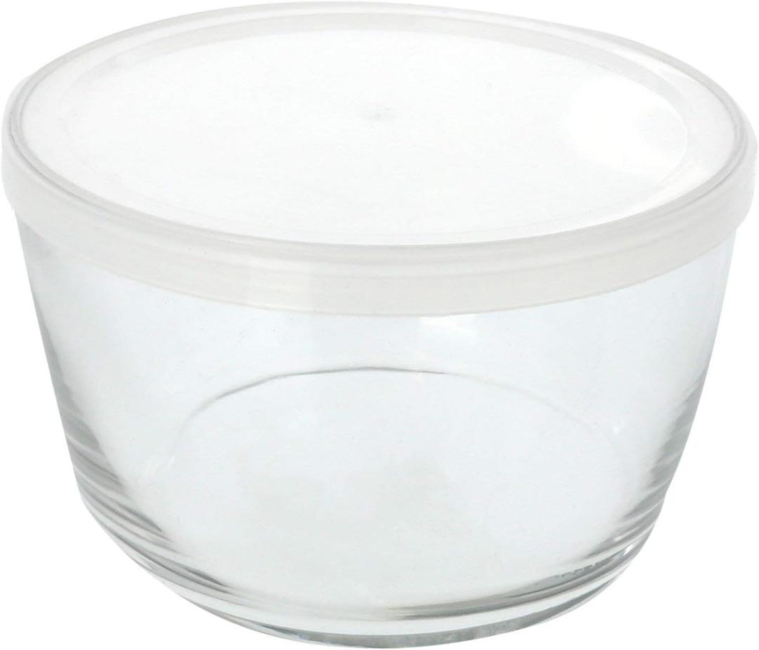 Libbey 16-Ounce Bowl with Plastic Lid, Set of 12
