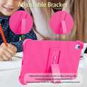 ATOOZ Kids Case for Walmart Onn 7 Inch Tablet 2024 (Model:100135924), Soft Silicone Case with Stand for Onn 7" Gen 4 Tablet (Rose Red)