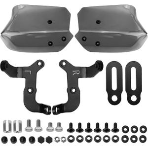 Motorcycle Handlebar Wind Deflector Handguards Wind Shield Protection Replacement for Honda 150 PCX160 PCX150 PCX125 PCX 150 160 125 Hand Guards Protector (Color: Smoke)