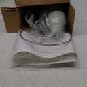 USumkky 23.75" Modern Green Ceramic Table Lamp for Living Room, Farmhouse Bedside Nightstand Lamp for Bedroom Home Office Dorm, Pack of 1