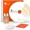 Arsvita Laser Lens Cleaner Disc Cleaning Set for CD/VCD/DVD Player, Safe and Effective, ARCD-04