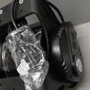 Lasko Portable Utility Fan, 12 289 CFM Pivoting High Velocity Air Mover Blower Fan, 3 Speeds, 2 Accessory Outlets 120V, Black, U12104