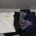 CL convallaria 4 or 5 Pack Men's Compression Shirt Workout Rash Guard Long Short Sleeve Undershirts for Athletic Gym Running, L