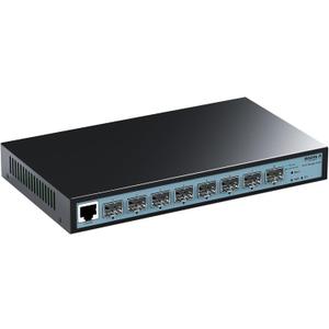 SODOLA 8 Port 10G L3 Managed Switch, 8X10G SFP+ Interface, Link Aggregation/QoS/VLAN/IGMP, Wall Mounted Fanless 10Gb SFP Network SwitchSFPPorts Only,Transceiver is NOT Included