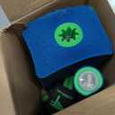 Flybar My First Foam Pogo Jumper for Kids Fun and Safe Pogo Stick for Toddlers, Durable Foam and Bungee Jumper for Ages 3 and up, Supports up to 250lbs (Blue LED)