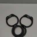 Electric Scooter Lock, Portable 4-Digit Combination Resettable Thick Cable Lock 3.6ft/12mm for E-Bikes, Bicycles, Motorcycles