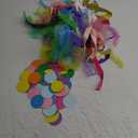 Rainbow High Chair Banner for 1st Birthday Decoration - Highchair Tutu Skirt With 1 Pennant and 2 Colorful Round Paper Banners - Party Supplies