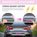 2PCS Student Driver Magnet for Car,Highly Reflective & Strong Magnetic Student Driver Sticker for Car,Removable Please Be Patient New Drivers Magnet for Cars Door/Trunk/Bumper