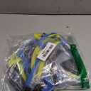 ARENA Women's One Scale Double Cross Back Practice Swimsuit Competition Bathing Suit (36, White Multi/Blue River/Soft Green)