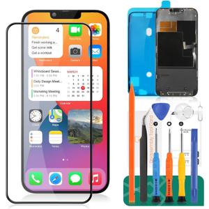 TFT for iPhone 13 Pro Max Screen Repair for iPhone 13 Pro Max LCD Digitizer Replacement for iPhone 13 Pro Max Display Screen Touch Assembly Replacement A2484 A2643 A2641 A2644 A2645 (Original Size)