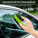 3 x POSOJPIP Automotive Oil Film Cleaning Brush for Car Windows,Glass Cleaner,Car Windshield Cleaner for Cleaning Brush, Clear Vision Glass Cleaner with Anti-Rain & Anti-Fog Coating, Improves Clarity