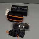 KastKing Iditarod Polarized Sport Sunglasses for Men and Women, Ideal for Driving Fishing Cycling and Running, UV Protection (A: Matte Black Frame, Smoke Lens)