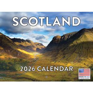 Scotland Calendar 2026 Scottish Gifts Monthly Wall Calender 12 Month | American Made In The USA