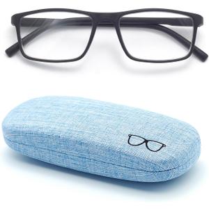 1-Pack Reading Glasses, 197 Matte Black Frame 0.75