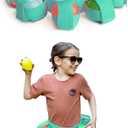 Kids Adjustable Water Balloons Belt for Quick-Fill Reusable Water Balloons, Outdoor Summer Games Anti-Burst Design 6 Colors Ages 4-12(Green,Small)