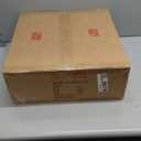 Semi Flush Mount Ceiling Lights, 4-Light 18" Ceiling Light Fixtures with Fabric Shade in Flower Shape, Brushed Nickel Farmhouse Drum Lighting for Nursery Bedroom Kitchen, AD-22009-4SF-SN