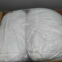 basic home 24x24 Euro Pillow Inserts-Shredded Memory Foam Fill-High Density Throw Pillow Inserts with Long Support-Home Couch Hotel Collection-Cotton Fabric-2 Pack, 2 Count