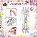 Sabary 24 Pcs Graduation Party Favors Graduation Ballpoint Pens Bulk Wildflower Floral Cute Flower Pen Class of 2026 Appreciation Gift for Women Teacher Office Home Supplies