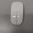 Kovess Mouse for Laptop Wireless Bluetooth - MacBook Air Mac Pro PC iPad Optical Rechargeable Silent Mouse with Jiggler Dual Mode Switch Bluetooth 5.2/3.0 and 2.4GHz USB-A and Type-C Receiver White